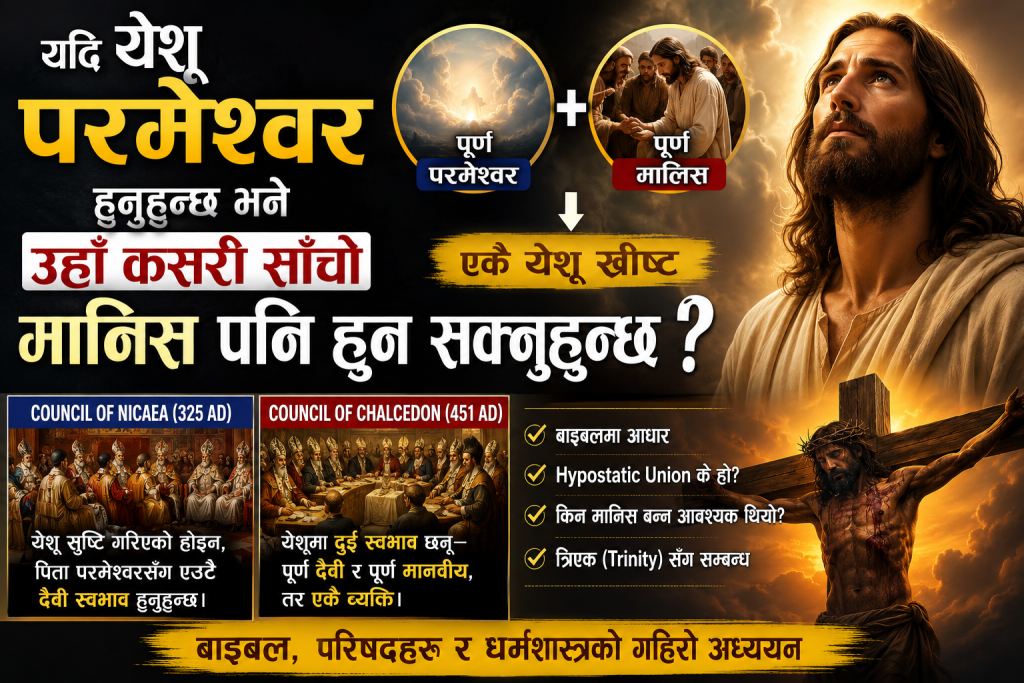 येशू परमेश्वर हुनुहुन्छ