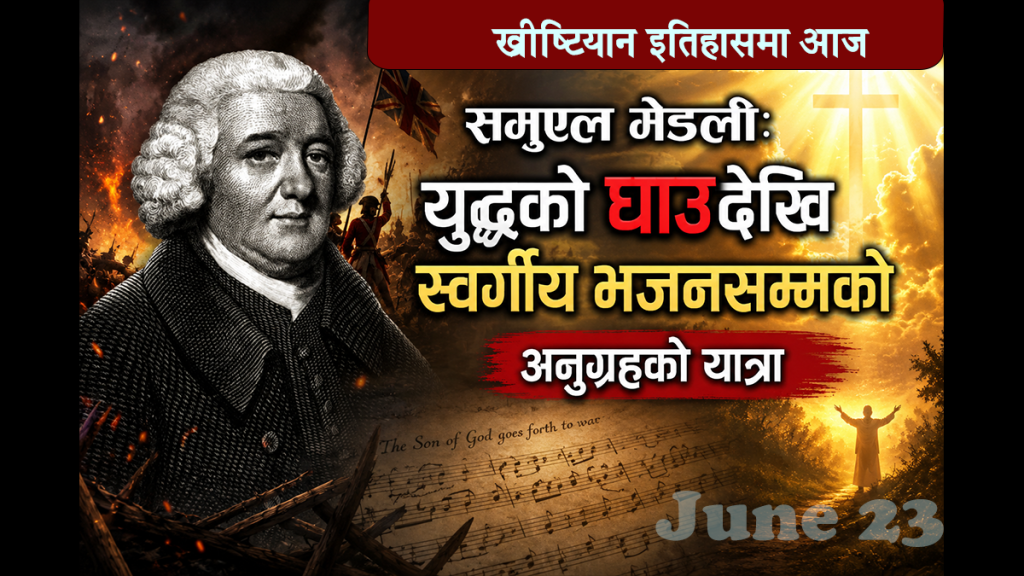 समुएल मेड्ली: युद्धको घाउदेखि स्वर्गीय भजनसम्मको अनुग्रहको यात्रा