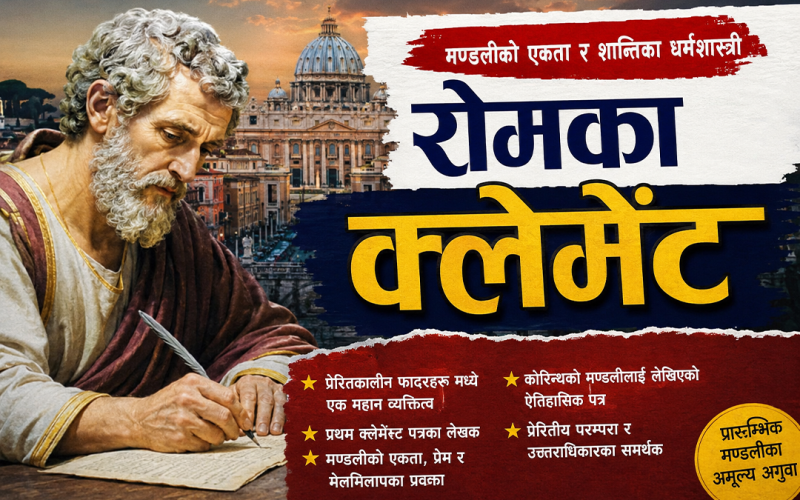 रोमका क्लेमेन्ट: प्रारम्भिक मण्डलीका एकता र नम्रताका महान् धर्मशास्त्री